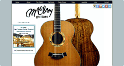Desktop Screenshot of mcelroyguitars.com